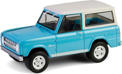 1966 Custom SUV Turquoise Blue with White Top Series 15 1/64 Diecast Model Car by Greenlight 37320A in Kuwait