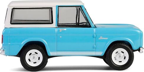 1966 Custom SUV Turquoise Blue with White Top Series 15 1/64 Diecast Model Car by Greenlight 37320A in Kuwait