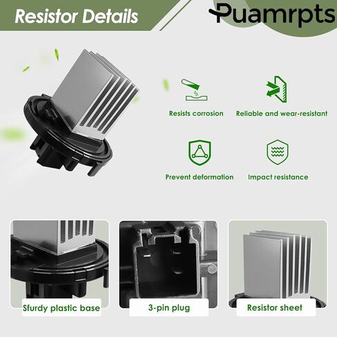 HVAC Heater Blower Motor and Resistor Kit Compatible with Mazda CX-5 2013-2016, with Automatic A/C, Replace# 700296, RU896 in Kuwait