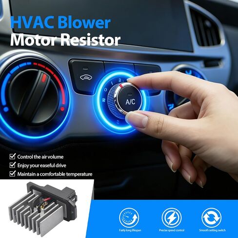 مقاوم محرك منفاخ HVAC متوافق مع فولفو S40 V40 يستبدل JA1984 20351 2400510695 30864189 Br322 C07007 RU-419 RU1112 RUC1204 01 02 03 04 2001 2002 2003 2004 in Kuwait