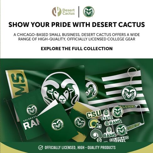 Desert Cactus Colorado State University Cupcake Topper and Cake Toppers Set - CSU Rams 25 Pcs Food Party Supplies, Decorations, Graduation and Game Day in Kuwait