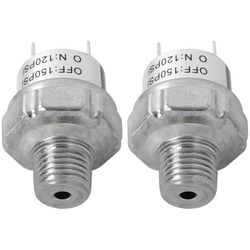 مفتاح ضغط الهواء الجديد 120-150 رطل لكل بوصة مربعة مفتاح الضغط 1/4 "-18 NPT 24 فولت 12 فولت مفتاح الضغط ضاغط الهواء مفتاح الضغط 120 رطل لكل بوصة مربعة جهاز التحكم بالضغط 150 رطل لكل بوصة مربعة مفتاح الضغط العالي in Kuwait