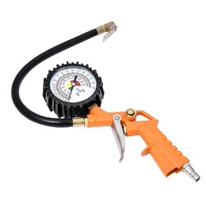 Professional Pneumatic Tire Inflator with Precision Pressure Gauge 3-in-1 Inflation, Pressure Measurement, and Deflation Function 0-220 PSI Suitable for Cars, Motorcycles, Bicycles, and RVs in Saudi Arabia
