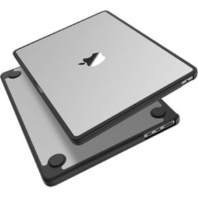 Soonjet FlexArmor for MacBook Air 13 inch Case | M5 M4 M3 M2 2026 2025-2022 | Hybrid Design, Cushioned Edges | Anti-Crack Upgrade | Clear Cover 13.6'' Laptop Hard Shell A3449 A3240 A3113 A2681 in Saudi Arabia