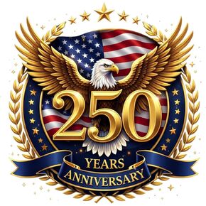 5 Packs Patriotic Decals, 8-Inch Waterproof Stickers, (1776-2026) 250th Anniversary American Car Window Stickers Suitable for Sedans, Refrigerators, Pickups, Suvs, Etc in Kuwait