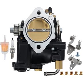 Super E Carburetor 11-0420 for HD Sportster Big Twin Shorty Carb Black (with Jets + Fuel Filter + Spark Plug) in Saudi Arabia