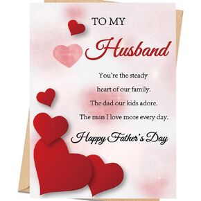 ICOOLYI Funny Fathers Day Card for Dad, Fathers Day Gift from Daughter or Son, Happy Fathers Day Gift Idea in Saudi Arabia