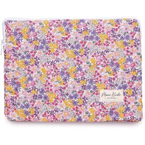 Moon Nude Laptop Sleeve Quilted Padded Case – Carrying Pouch for 13 to 14 Inch Laptops Tablet, Soft Slim Protective Case with Divider, Cute Washable Computer Travel Bag - Summer in Kuwait