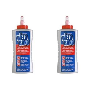 Multi-Surface Adhesive Glue, Bonds Most Anything. Use as Wood Glue or on Fabric Glass Mosaic Carpet Ceramic Tile Metal Stone & More. Non-Toxic, ​Dries Crystal Clear 14.2oz /420ml in Saudi Arabia