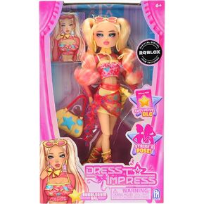PhatMojo Dress to Impress — Bubblegum Gal Fashion Doll — Series 1 Wave 1 — 11.5-Inch Tall — Includes DLC Code Redeemable on Roblox — Officially Licensed Doll in Saudi Arabia