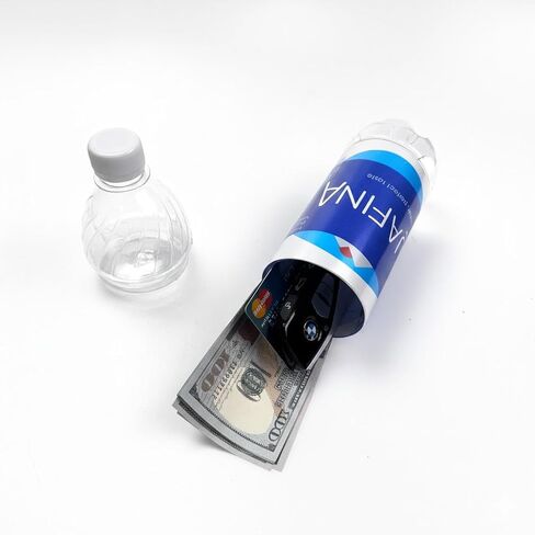 Aquafina Water Bottle Diversion Safe with Hidden Compartment In The Middle - Secret Stash Cup for Cash, Key Cards, Travel & Beach in Saudi Arabia