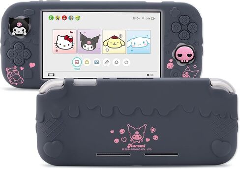 Protective Case for Switch Lite,Anti-Scratch Protective Shell Soft Silicone Cover Case for Switch Lite 2019 with 2 Thumb Grip Caps - KLM in Kuwait
