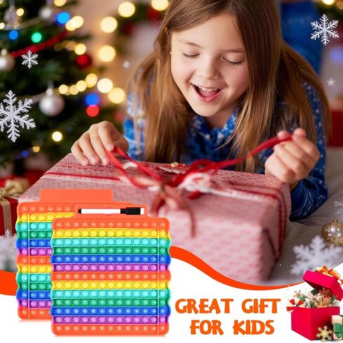 Multiplication Games for Kids, 12x12 Multiplication Board with Rainbow Charts, Double-Sided Sensory Math Learning Games with Dry Erase Marker, Addition & Multiplication in Kuwait