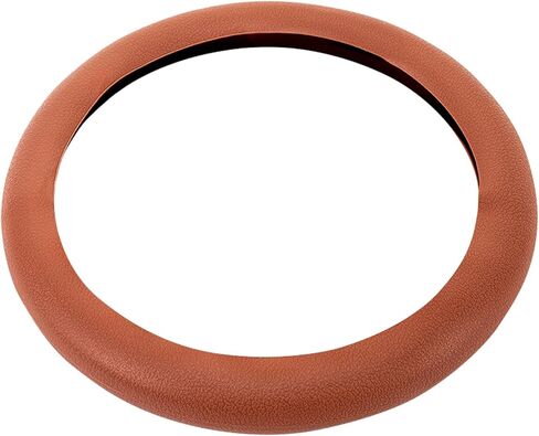 Silicone Steering Wheel Cover, Universal Fit, Brown, Anti-Slip, Soft Touch, for 14-15.7 in Steering Wheels in Saudi Arabia