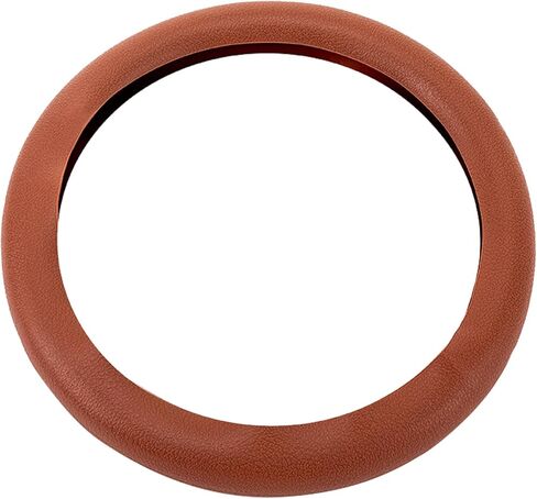 Silicone Steering Wheel Cover, Universal Fit, Brown, Anti-Slip, Soft Touch, for 14-15.7 in Steering Wheels in Saudi Arabia