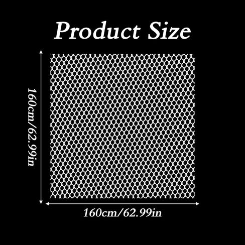 59 X 59 Inch White Mesh Fabric Slightly Stretch Soft Mesh Netting Cuttable Netting Fabrics Meshes for Sewing Projects Shopping Bag Backpack Pocket and Straps and Nettings Clothes in Kuwait