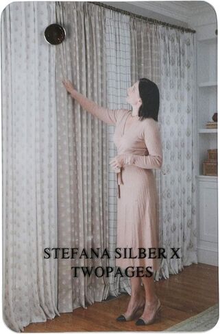 TWOPAGES Stefana Silber x Print Design Polyester Linen Fabric Sample Book in Saudi Arabia