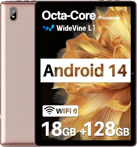 Tablet 2024 11 بوصة قرص Android 14 أقراص مع سعة تخزين كبيرة 128 جيجابايت + 20 جيجابايت ، أوكترا) 2.0 جيجا هرتز ، و 8000 مللي أمبير في الساعة ، و 18 واط شحن سريع ، و wifi 5g ، ونظام تحديد المواقع العالمي (GPS) ، وكاميرا 5 + 13 ميجابكسل ، وكاميرا عريضة L1 ، in Kuwait
