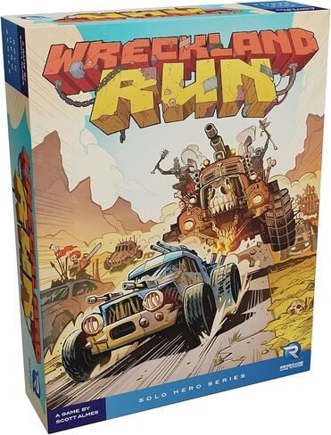 Renegade Game Studios Wreckland Run Solo Board Game Campaign, 1 Player Strategy Game Ages 10+ in Kuwait