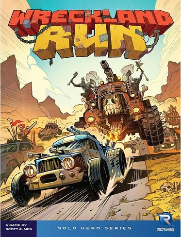 Renegade Game Studios Wreckland Run Solo Board Game Campaign, 1 Player Strategy Game Ages 10+ in Kuwait