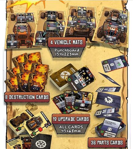 Renegade Game Studios Wreckland Run Solo Board Game Campaign, 1 Player Strategy Game Ages 10+ in Kuwait