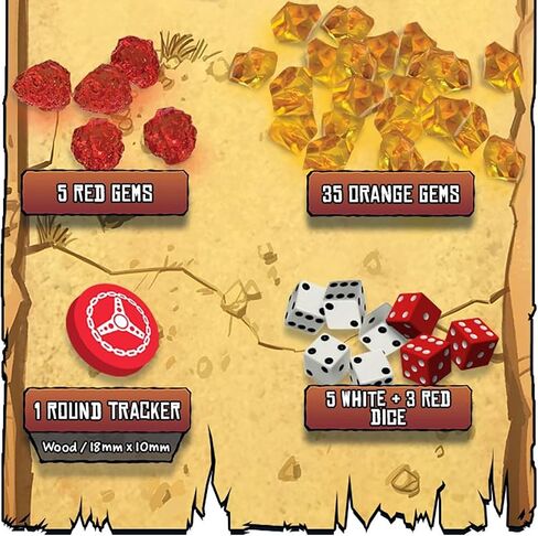 Renegade Game Studios Wreckland Run Solo Board Game Campaign, 1 Player Strategy Game Ages 10+ in Kuwait