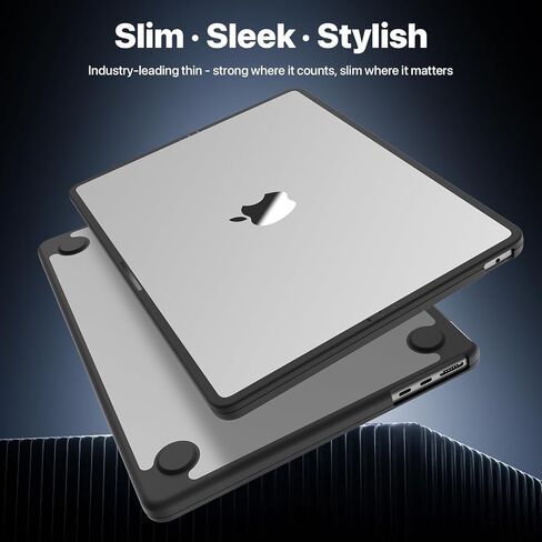 Soonjet FlexArmor for MacBook Air 13 inch Case | M5 M4 M3 M2 2026 2025-2022 | Hybrid Design, Cushioned Edges | Anti-Crack Upgrade | Clear Cover 13.6'' Laptop Hard Shell A3449 A3240 A3113 A2681 in Saudi Arabia