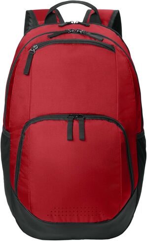 SPORT-TEK Unisex Rec Backpack | Laptop Bag for Women & Men, Gym Backpack with Padded Back & Ventilated Shoe Compartment in Kuwait