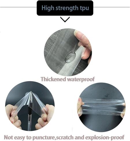 Motorcycle Dashboard Screen Protector Ultra Clear PVC Plastic Waterproof Screen Protector Replacement Fit for Yamaha YZF R7 YZF-R7 2021-2023 in Saudi Arabia
