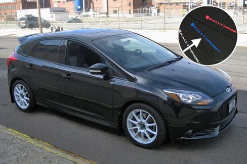 Rally Armor MF27-UR-BLK/BL Black, Blue Mud Flap with Logo (13+ Ford Focus ST), 1 Pack in Saudi Arabia