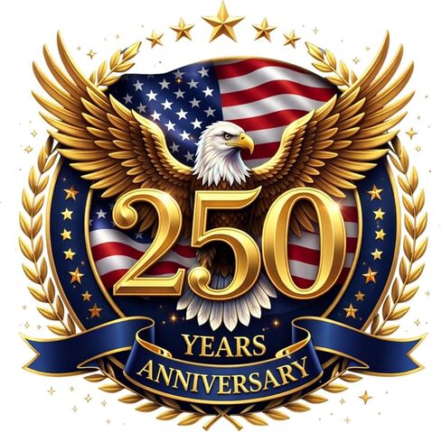 5 عبوات من الملصقات الوطنية، ملصقات مقاومة للماء مقاس 8 بوصات، (1776-2026) ملصقات نوافذ السيارة الأمريكية للذكرى السنوية الـ 250 مناسبة لسيارات السيدان والثلاجات والشاحنات الصغيرة وسيارات الدفع الرباعي وما إلى ذلك in Kuwait