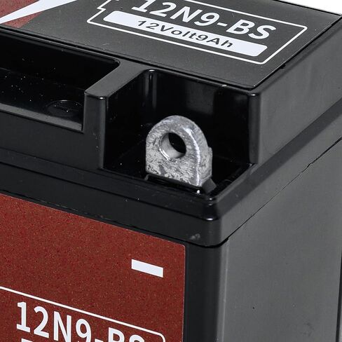 12N9-BS Gel Motorcycle Battery, 12V9Ah Non-Spillable Maintenance-Free Power for ATV, UTV, Snowmobile, Motorbike – Sealed High Performance Battery in Kuwait