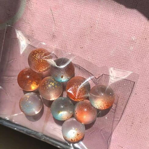 10Pcs Purple Glass Marbles Luminous Glass Ball 12MM Colorful Decor Vase Filler Fish Tank Home Decor DIY Jewelry Accessories(no Hole),Marble Runs,Learning and Education in Saudi Arabia