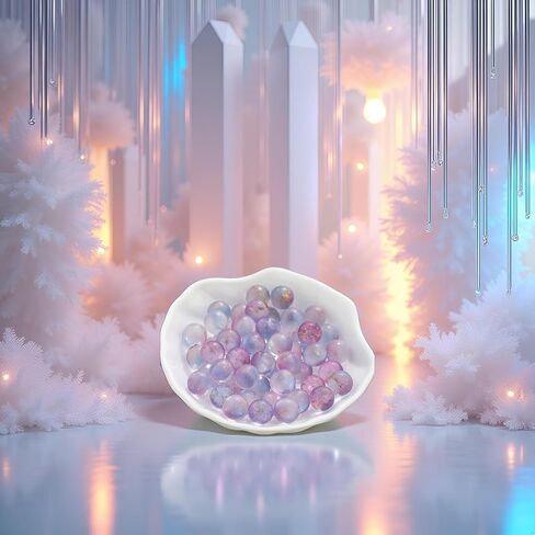 10Pcs Purple Glass Marbles Luminous Glass Ball 12MM Colorful Decor Vase Filler Fish Tank Home Decor DIY Jewelry Accessories(no Hole),Marble Runs,Learning and Education in Saudi Arabia