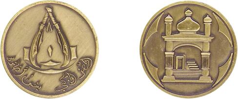 The Broken Token - Assassin Gold Fantasy Coin - 30mm Metal Novelty Coins - Cosplay and TTRPG Game Pieces - Pack of 10 in Kuwait