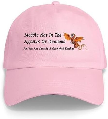 CafePress Meddle Not in The Affairs of Dragons... Cap Adjustable Baseball Cap in Saudi Arabia