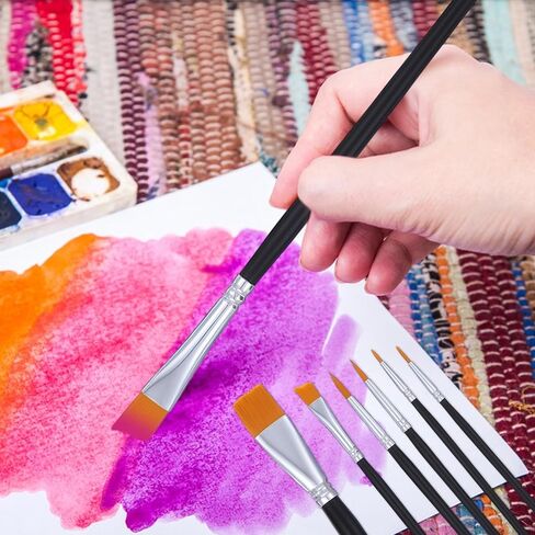 مجموعة فرش وإسفنجات طلاء الوجه، مجموعة 12 قطعة من فرش رسم الوجه، فرشاة رسم فنية إسفنجية لطلاء الوجه والرسم بالزيت الأكريليك والألوان المائية للبالغين وحفلات الهالوين ومكياج المهرجانات in Kuwait