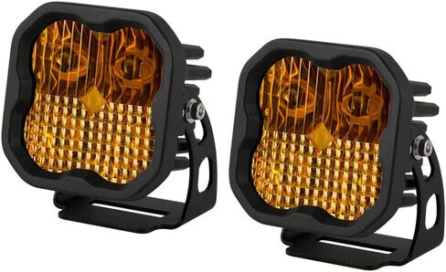 جراب Diode Dynamics SS3 SAE Yellow Max LED (زوج)، كومبو مع إضاءة خلفية كهرمانية in Saudi Arabia