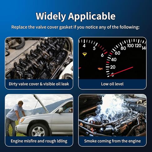 مجموعة حشية غطاء صمام المحرك VS50304R1 تناسب 1987-2001 Toyota Camry Celica MR2 RAV4 Solara، 2.0L 2.2L، مجموعة حشية غطاء الصمام تحل محل VC2005 VS50059 in Kuwait