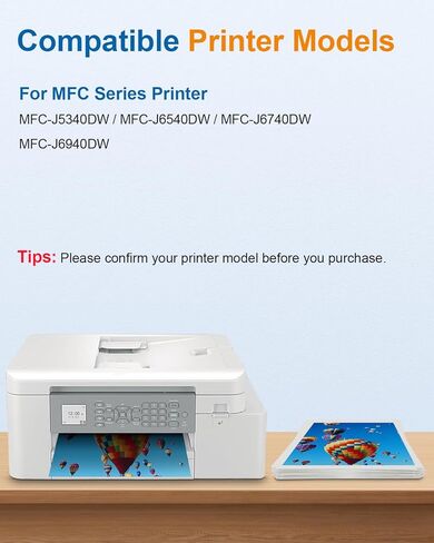 خراطيش حبر LC402XL بديلة لخراطيش حبر Brother LC402 XL لطابعات Brother MFC-J5340DW MFC-J6540DW MFC-J6940DW، 5 عبوات عالية الإنتاجية (2 أسود، 1 سماوي، 1 أرجواني، 1 أصفر) in Kuwait