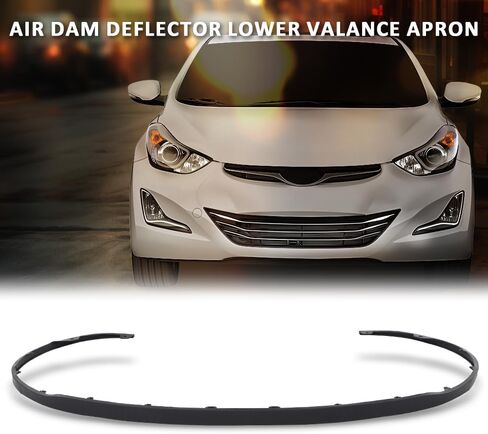 مريلة LQI عاكسة لسد الهواء الأمامي متوافقة مع Hyundai Elantra 2014 2015 2016 865903X700, HY1094101 أسود in Kuwait