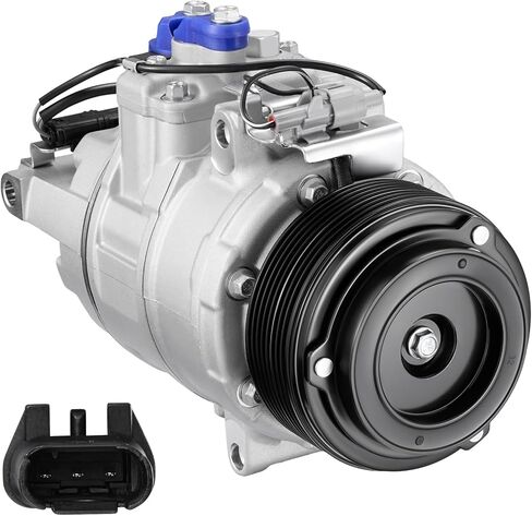 BDFHYK 98356 Air Conditioning AC Compressor with Clutch Fit for Mercedes-Benz C230 C240 C320 CL500 CL550 CLK320 CLS500 E320 GL320 GL450 GL550 ML350 ML500 ML550 R350 R500 S350 S430 S500 S550 in Saudi Arabia