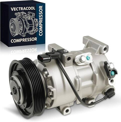 CO-20765C Air Conditioning A/C Compressor Compatible with 2012-2017 Hyundai Accent 1.6L; Compatible with 2012-2017 Kia Rio 1.6L Replacement # 977011R100 977011R100DR in Saudi Arabia