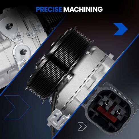 98322 ضاغط مكيف هواء مع قابض متوافق مع Ford F-250 F-350 Super Duty 2011-2016، لـ F-450 F-550 Super Duty 2011-2025، لـ F-650 2016-2018 6.7L V8 in Kuwait