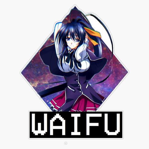 ملصق فينيل مغناطيسي من MAGNET Space Akeno Waifu مغناطيس 5 بوصة in Kuwait
