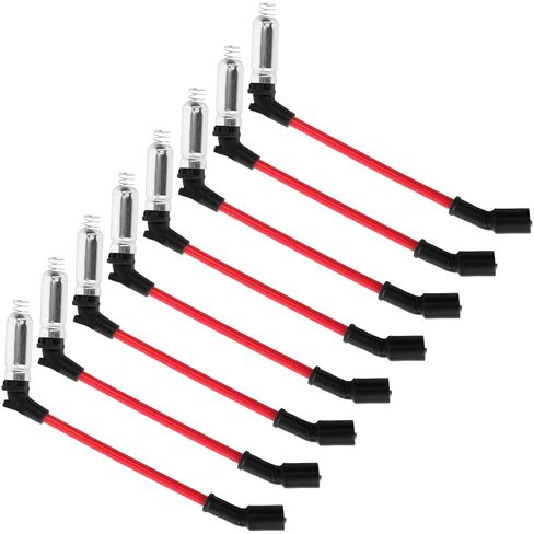 8Pcs 10mm Upgraded High Performance Spark Plug Wire Set, Fits 4.8L 5.3L 6.0L 6.2L V8 Engines, Replacement for 48322, 48322R in Saudi Arabia