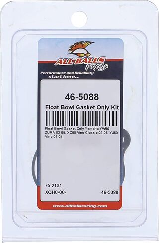All Balls Racing Float Bowl Gasket Only Kit 46-5088 Compatible with/Replacement for Yamaha XC50 Vino Classic 2002-2005, YJ50 Vino 2001-2004, YW50 ZUMA 2003-2005 in Kuwait