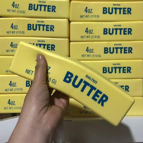Giant Butter Squishy (8.9*2.36*2.36 Inch), Big Jumbo Butter Stick Squishy,Slow Rising Fidget Squeeze Toys in Saudi Arabia