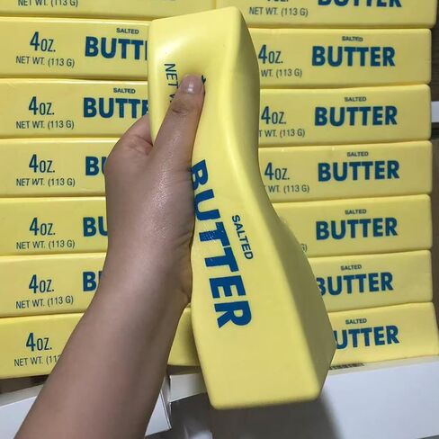 Giant Butter Squishy (8.9*2.36*2.36 Inch), Big Jumbo Butter Stick Squishy,Slow Rising Fidget Squeeze Toys in Saudi Arabia