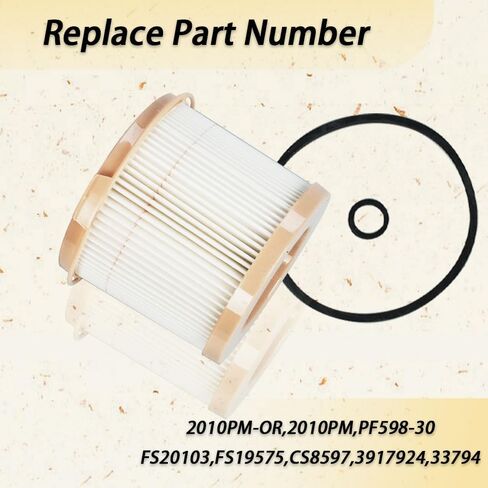 6PCS 2010PM-OR FS20103 Fuel Filter Element Compatible withMarine 500 Series Turbine 500FG30 500FG1230 500FG2430 and 75500FGX30 Replace 33794 3917924 CS8597 in Saudi Arabia